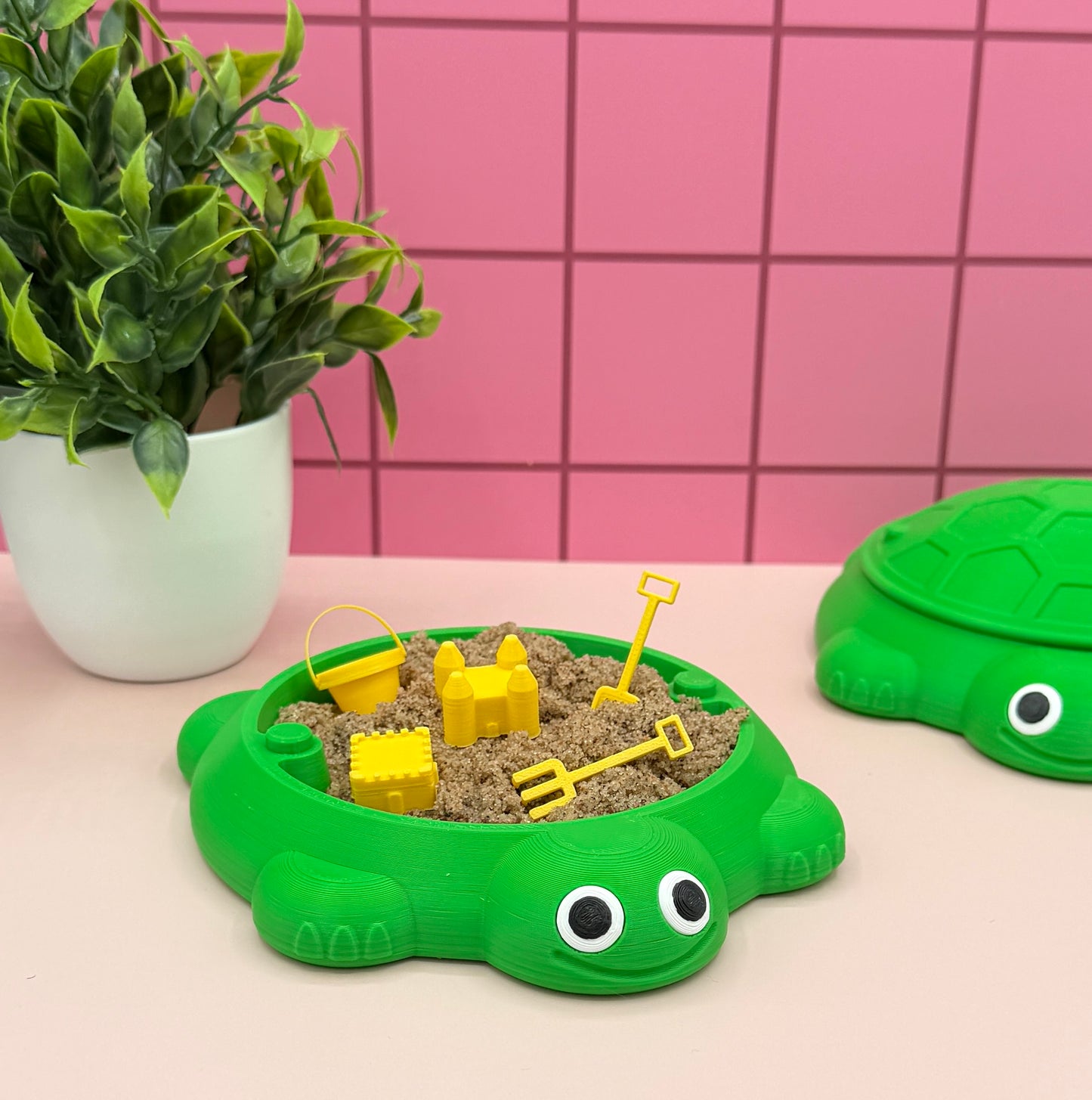 Retro Green Turtle | Desk Zen Sandbox