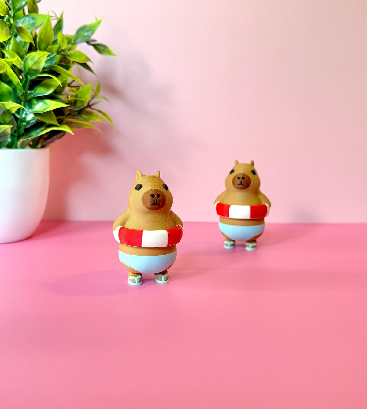 Capybara Floaty | Keyboard Fidget | Click Fidget | 3D Printed Clicker