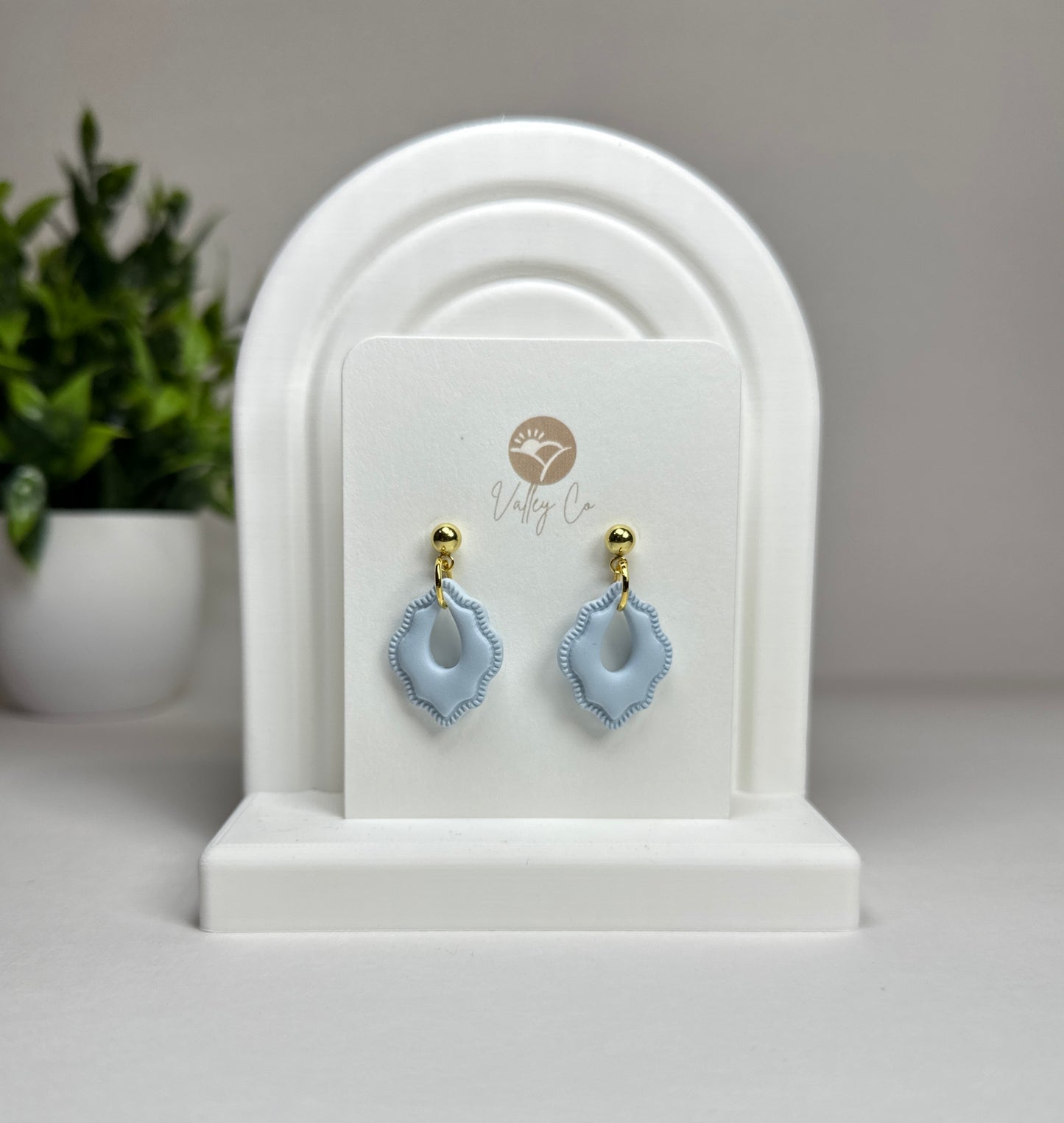 Charlotte | Polymer Clay Drop Earrings