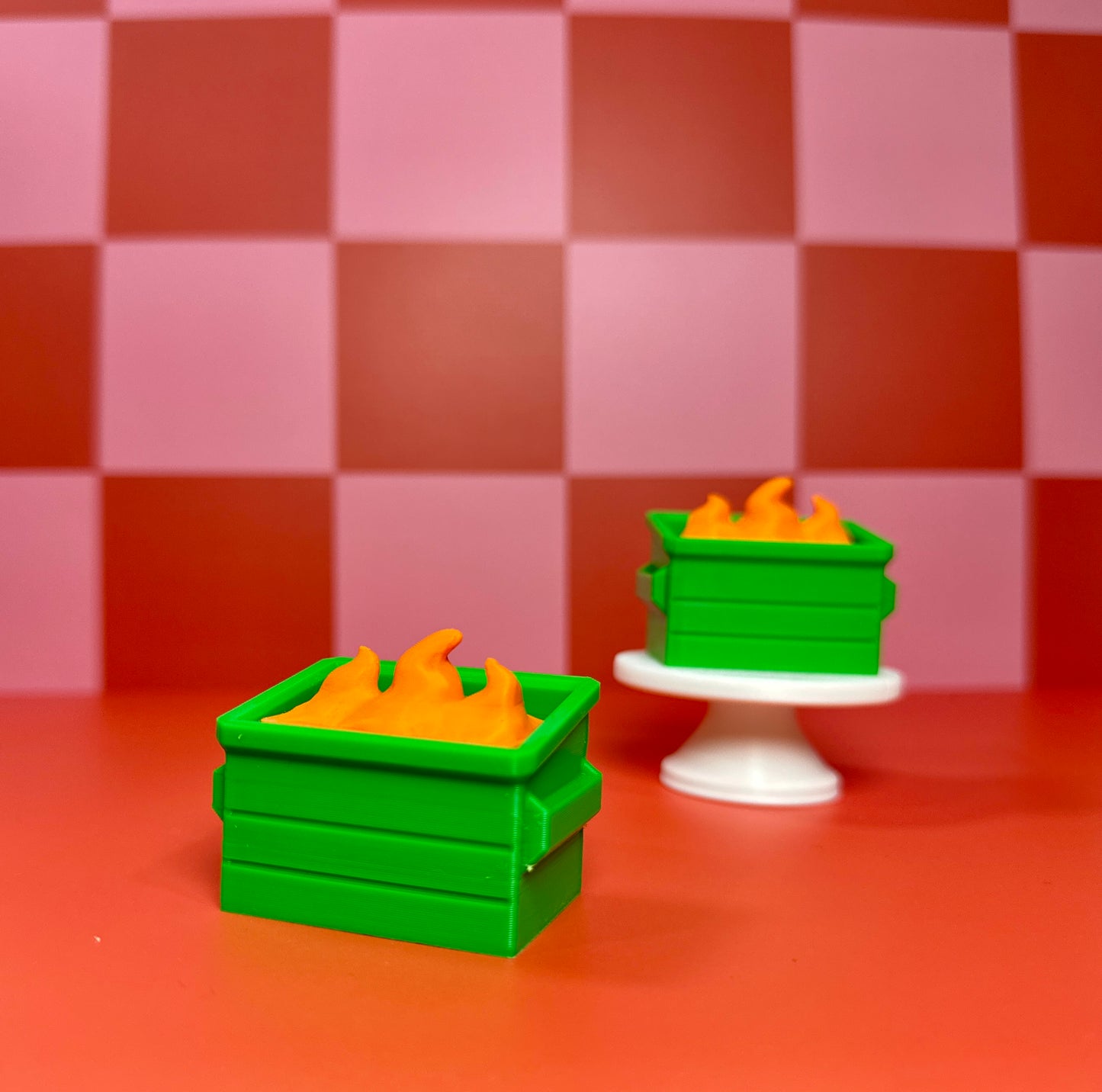 Dumpster Fire Fidget Clicker | 3D Printed Sensory Toy
