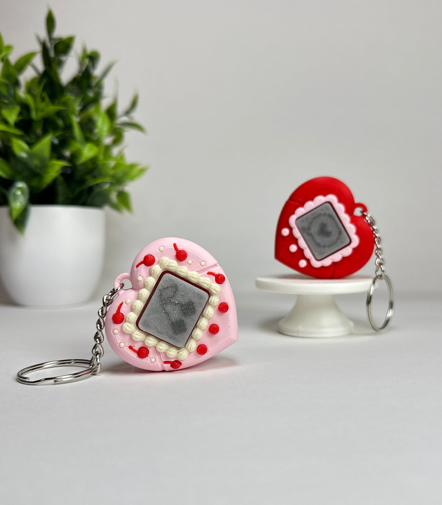 Love V Pet Clicker Tamagotchi | Keyboard Fidget | Click Fidget | 3D Printed Clicker