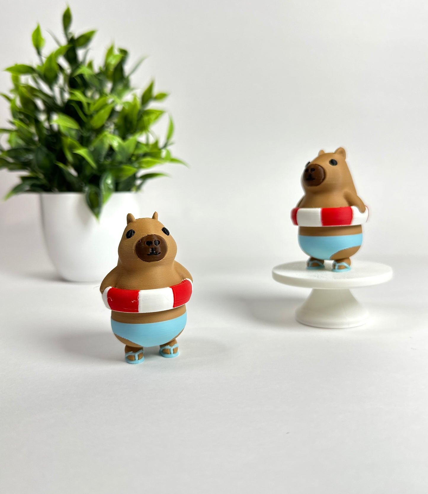 Capybara Floaty | Keyboard Fidget | Click Fidget | 3D Printed Clicker