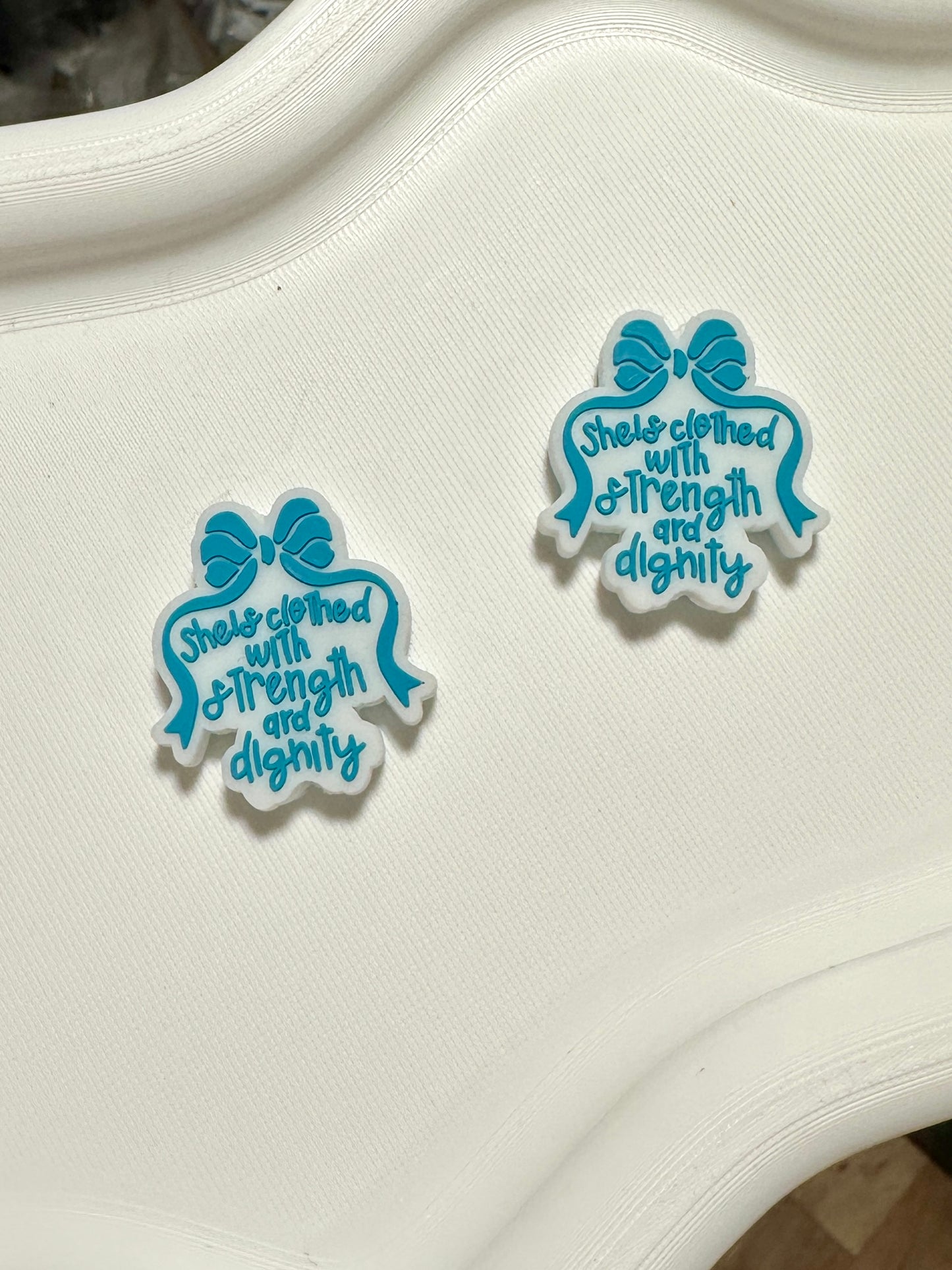 She is Clothed In Strength DISCONTINUING Silicone Focal Beads