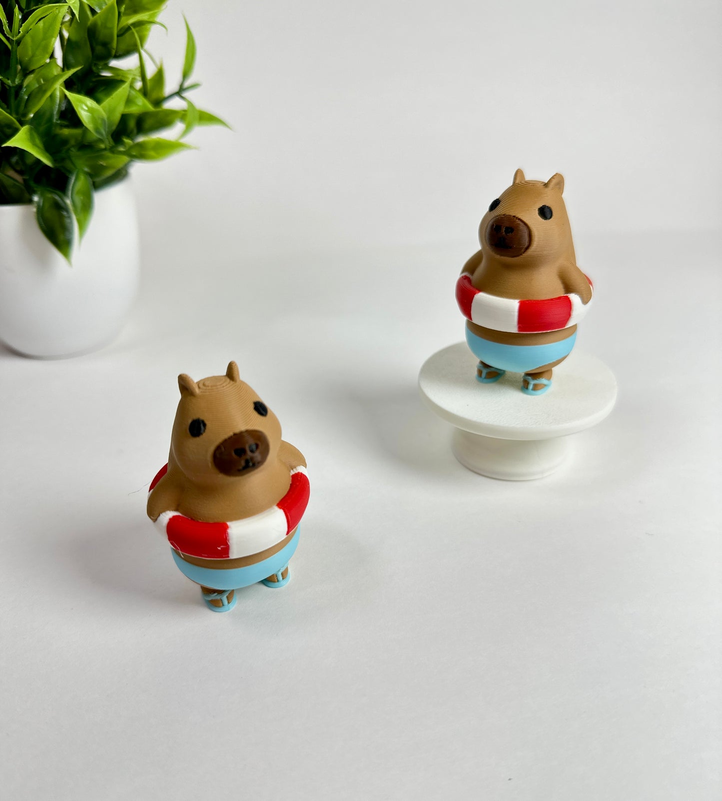 Capybara Floaty | Keyboard Fidget | Click Fidget | 3D Printed Clicker