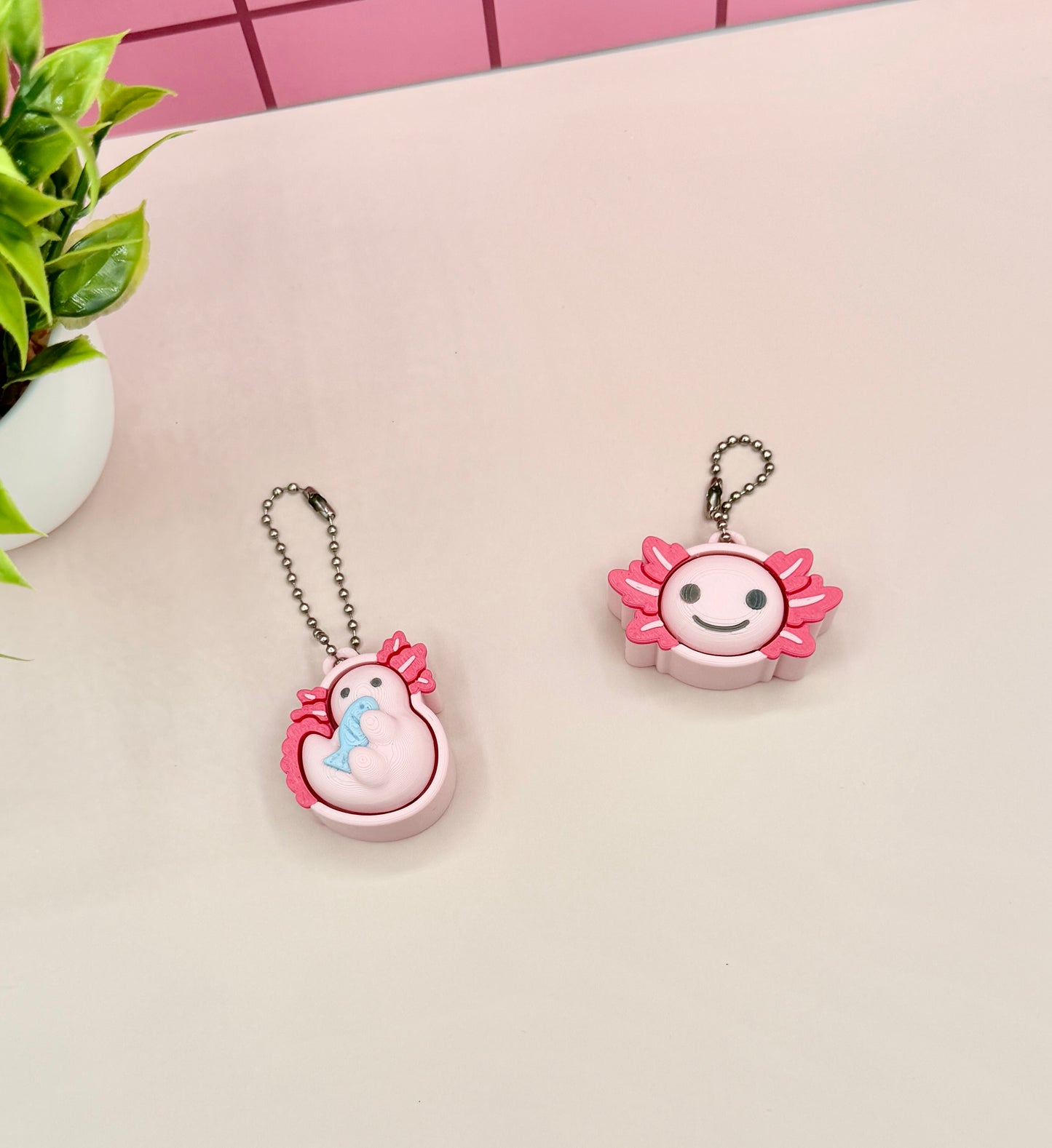 Axolotl Fish Fidget Clicker Novelty Collectible