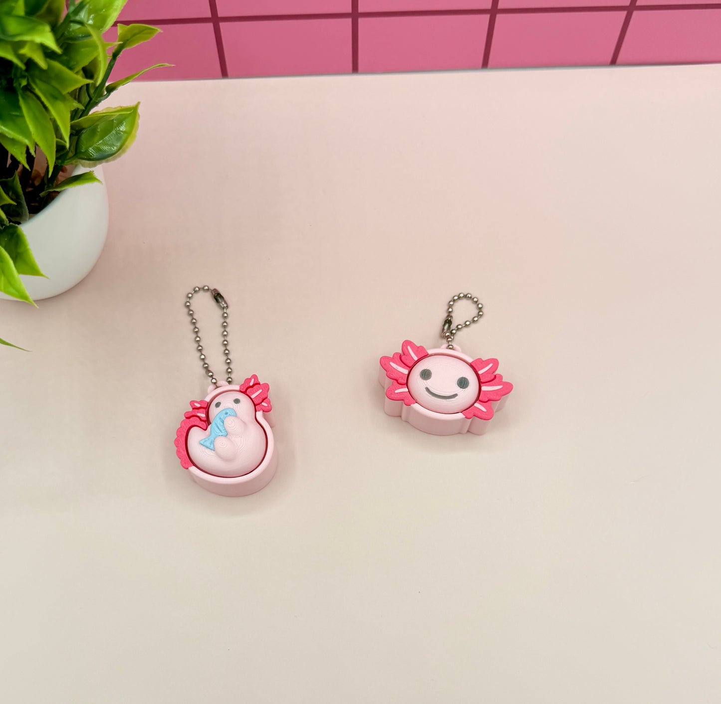 Axolotl Fish Fidget Clicker Novelty Collectible