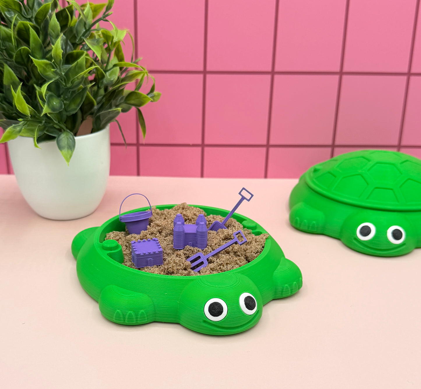 Retro Green Turtle | Desk Zen Sandbox