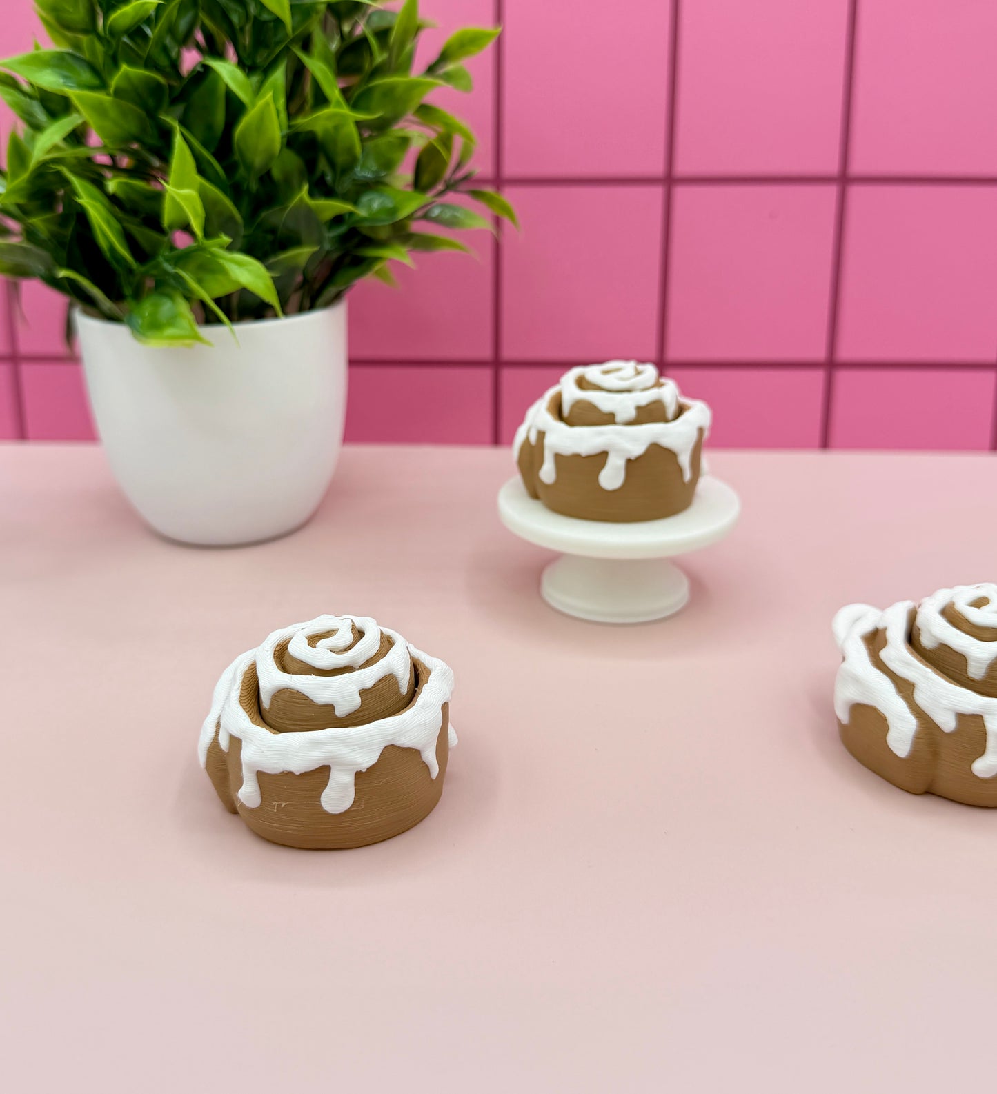 Cinnamon Roll Fidget Clicker Novelty Collectible