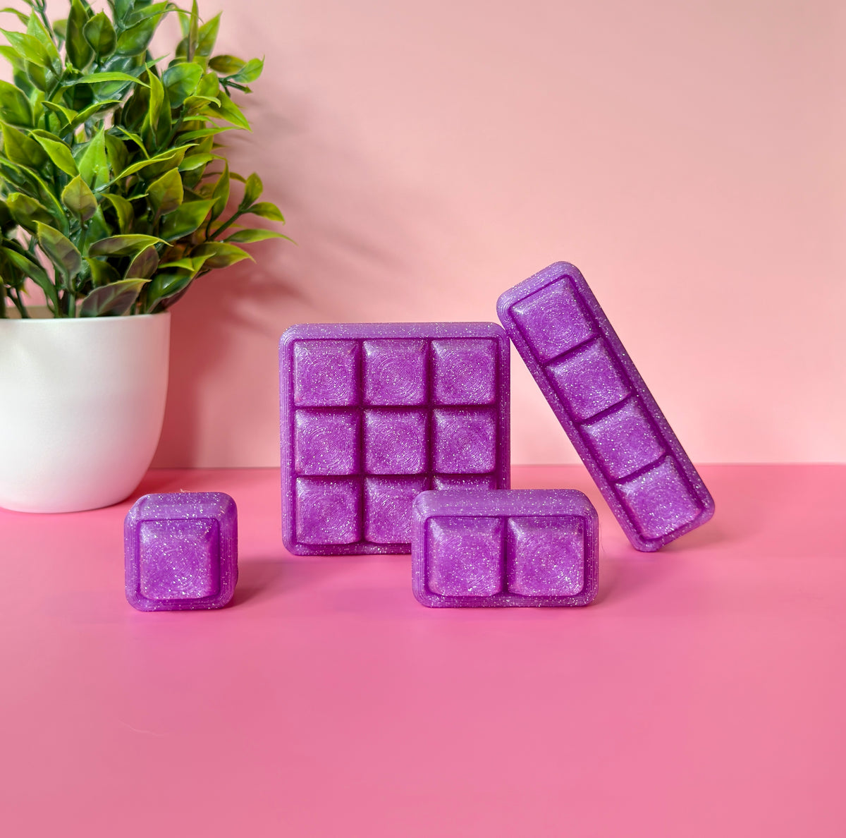 Purple Glitter Multi Key Keyboard Fidget Clicker Novelty Collectible