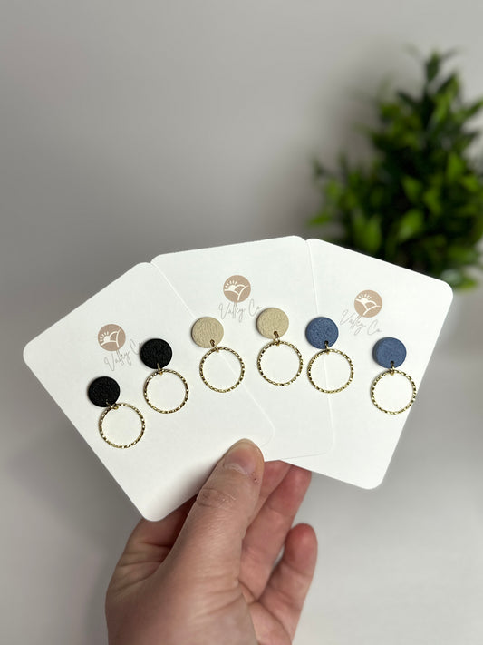 Ashlyn | Clay Drop Earrings