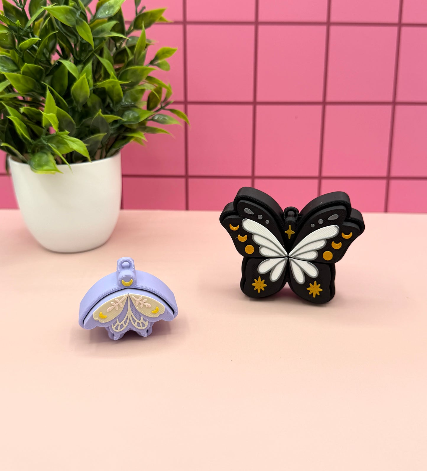 Moth Pixie Fidget Clicker Novelty Collectible
