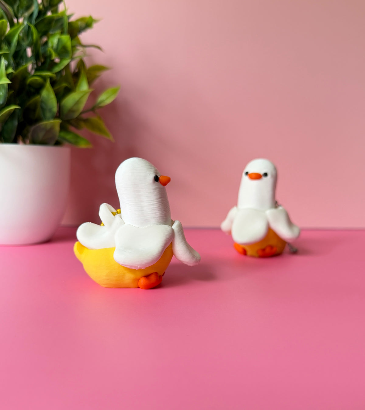 Banana Duck Fidget Clicker Novelty Collectible