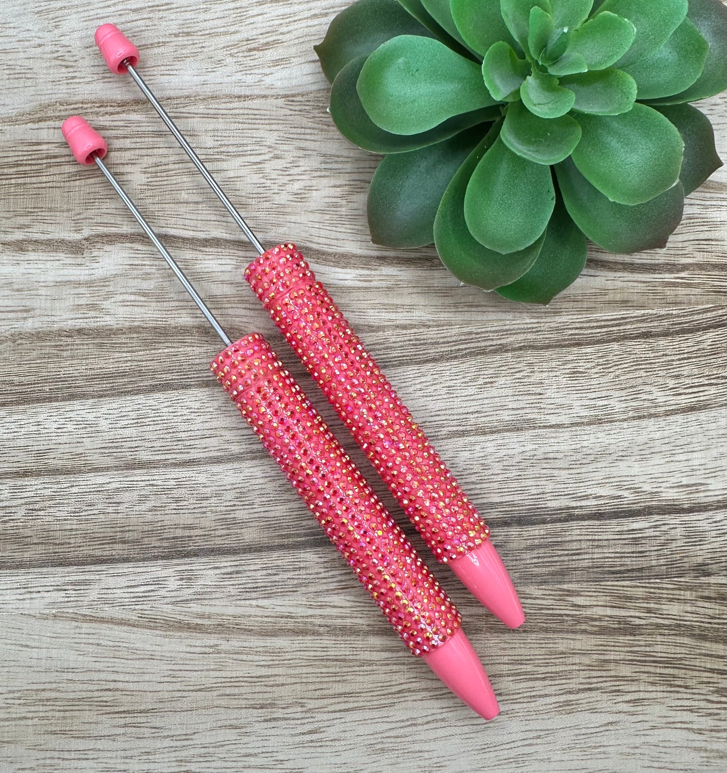 Rhinestone Beadable Pen Blank | Long Style