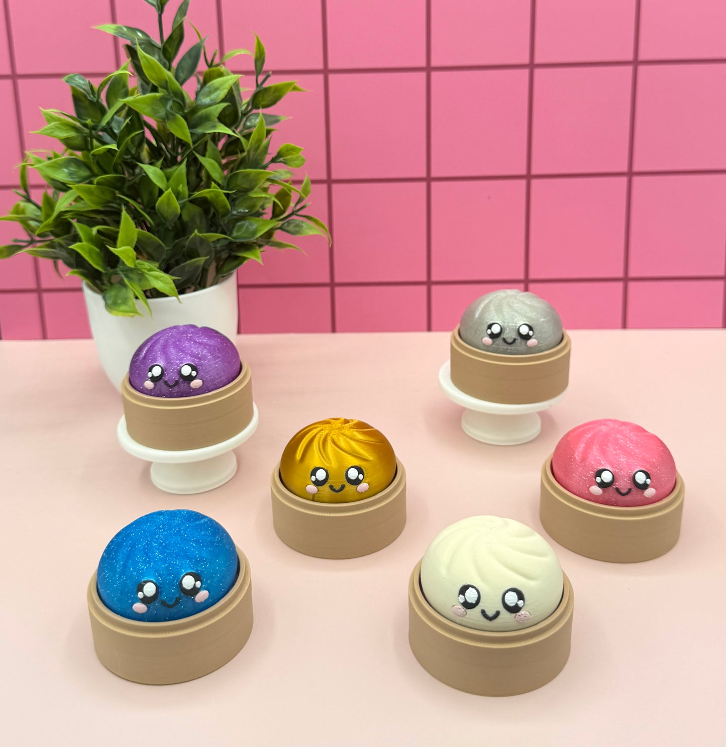 Dumpling Fidget Clicker Novelty Collectible