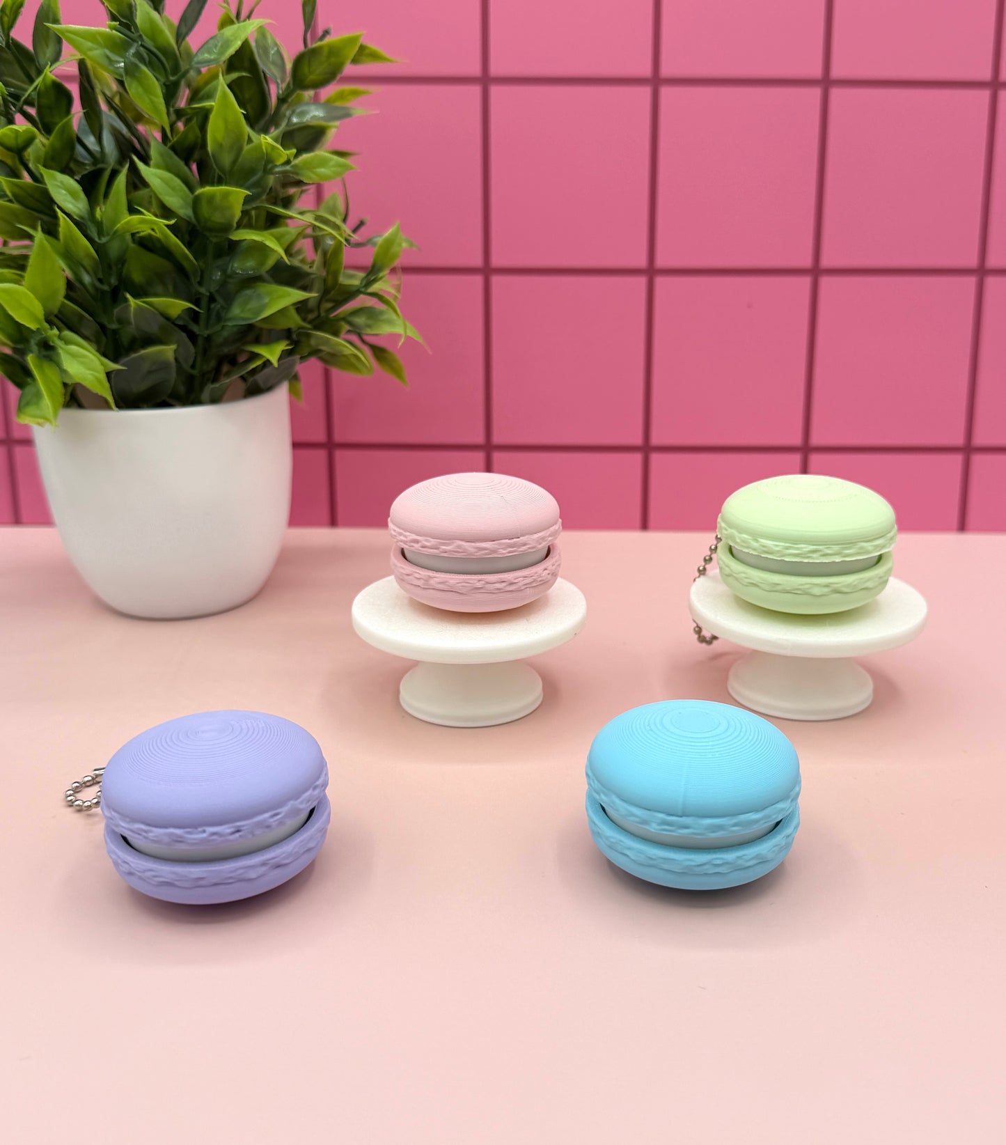 Macaroon Cookie Fidget Clicker Novelty Collectible