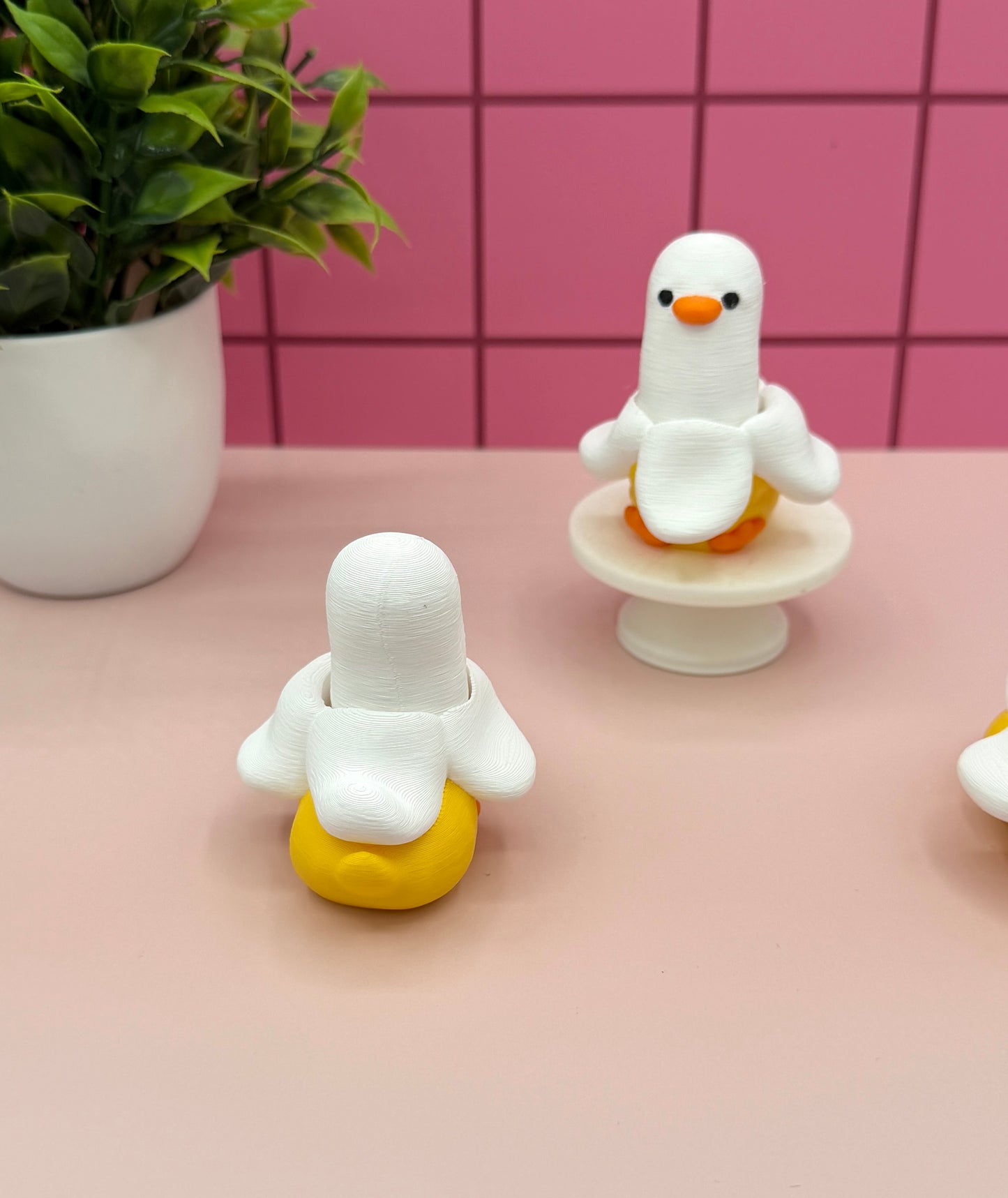 Banana Duck Fidget Clicker Novelty Collectible