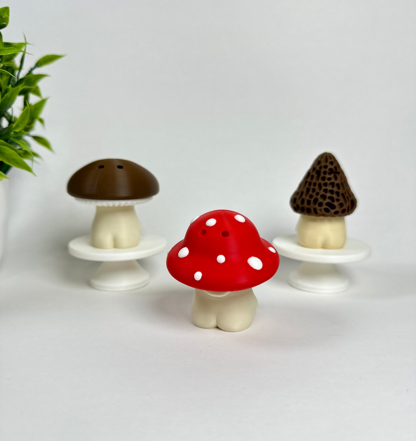 Mushroom Fidget Clicker Keychain