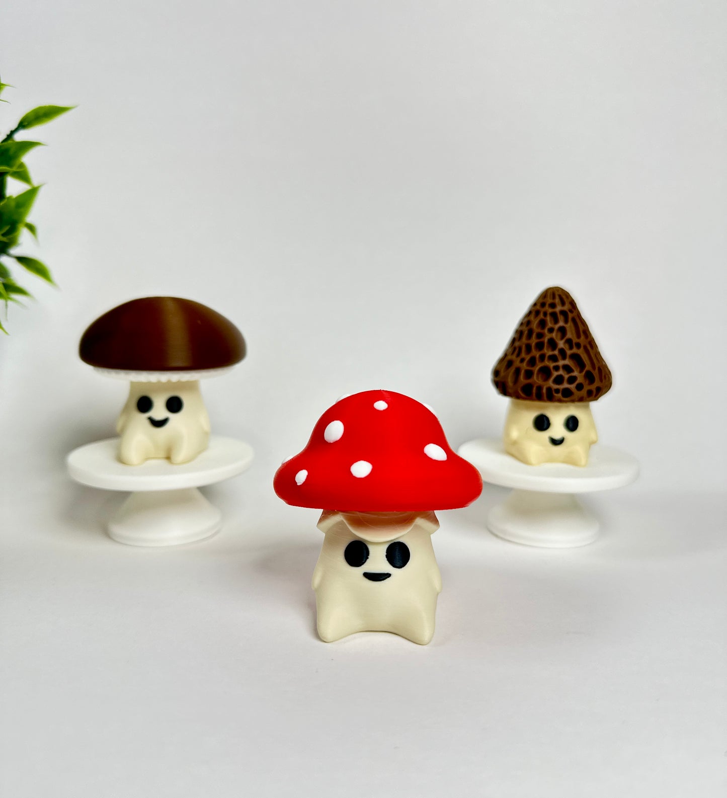 Mushroom Fidget Clicker Keychain