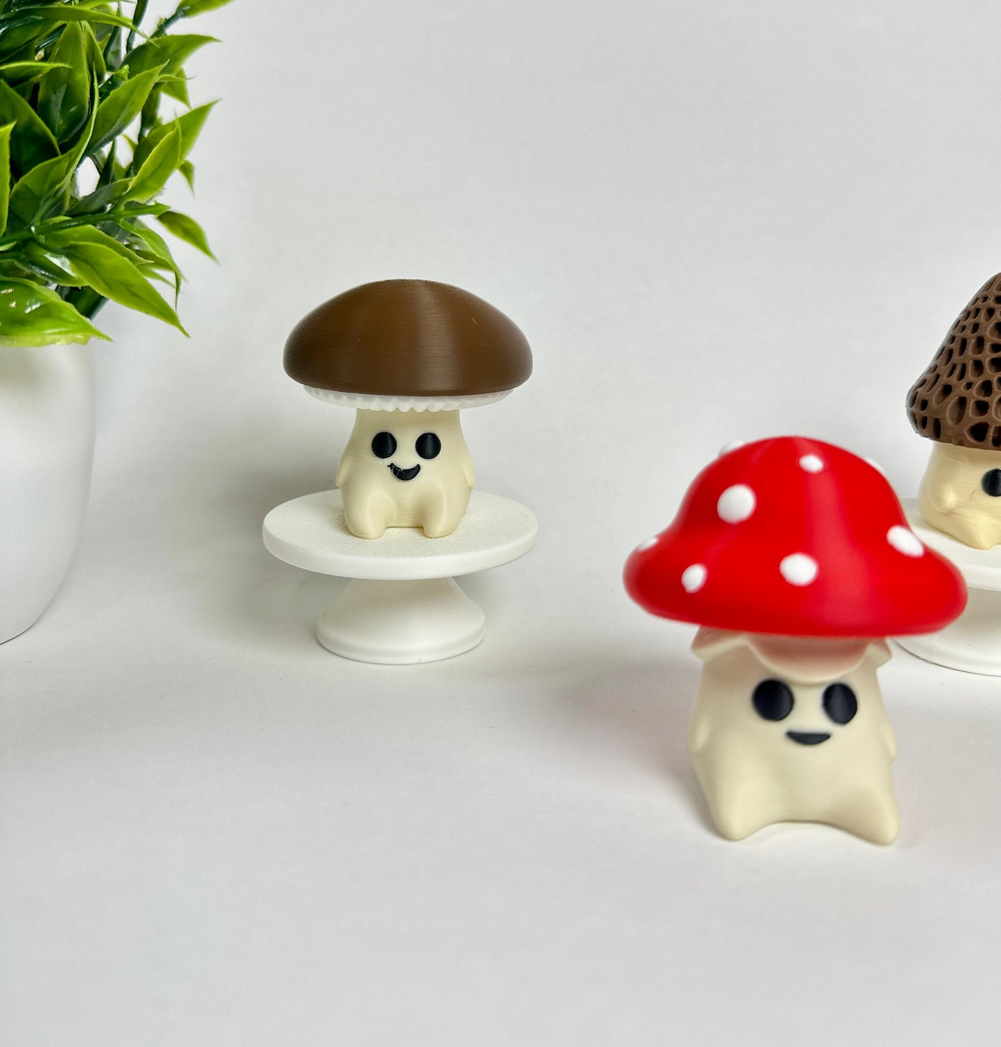Mushroom Fidget Clicker Keychain