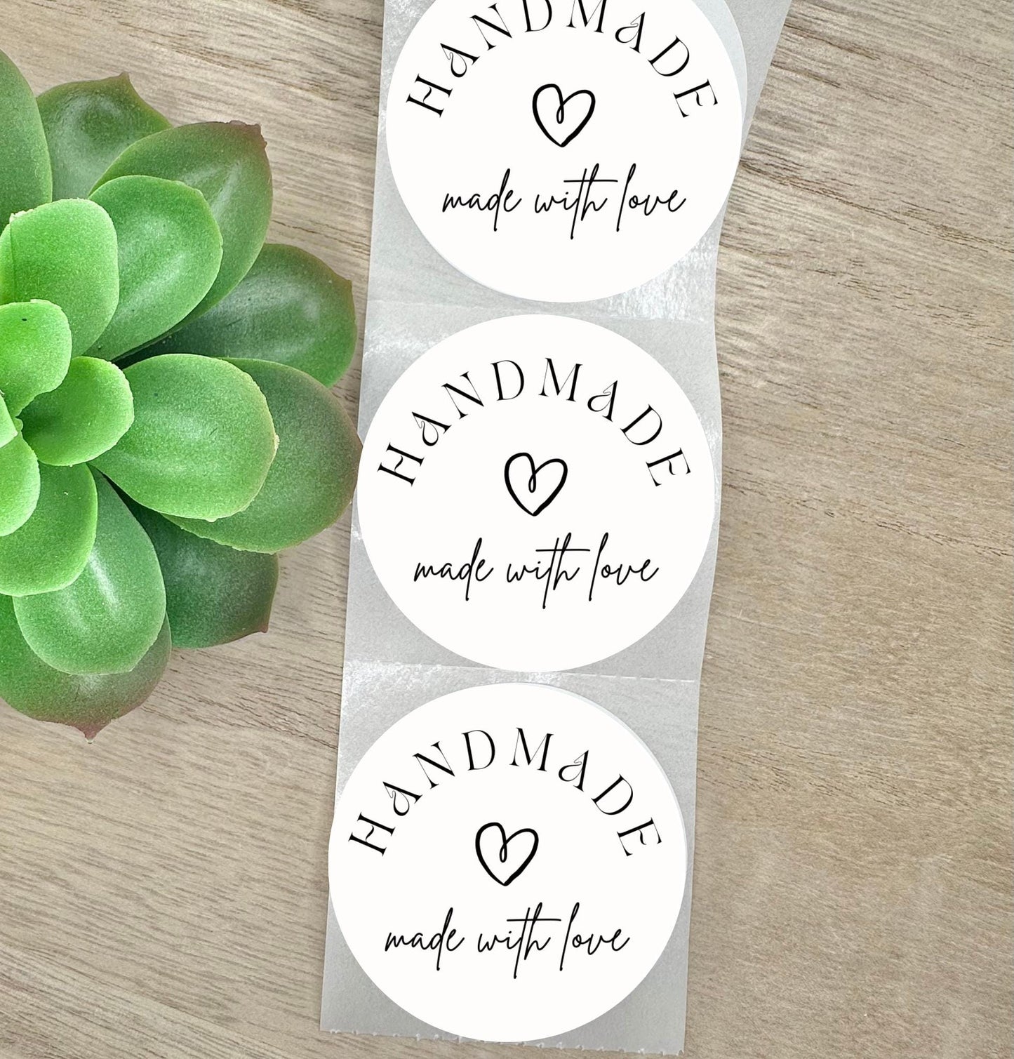 Handmade with Love, Round 2in Business Packing Stickers