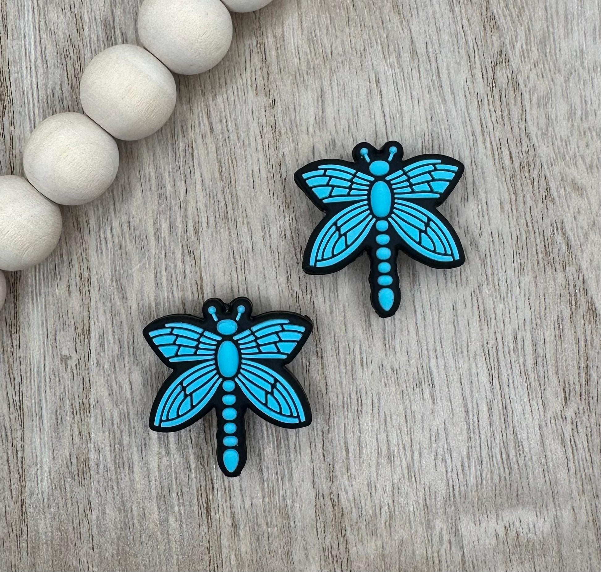 Dragon Fly Silicone Focal Beads