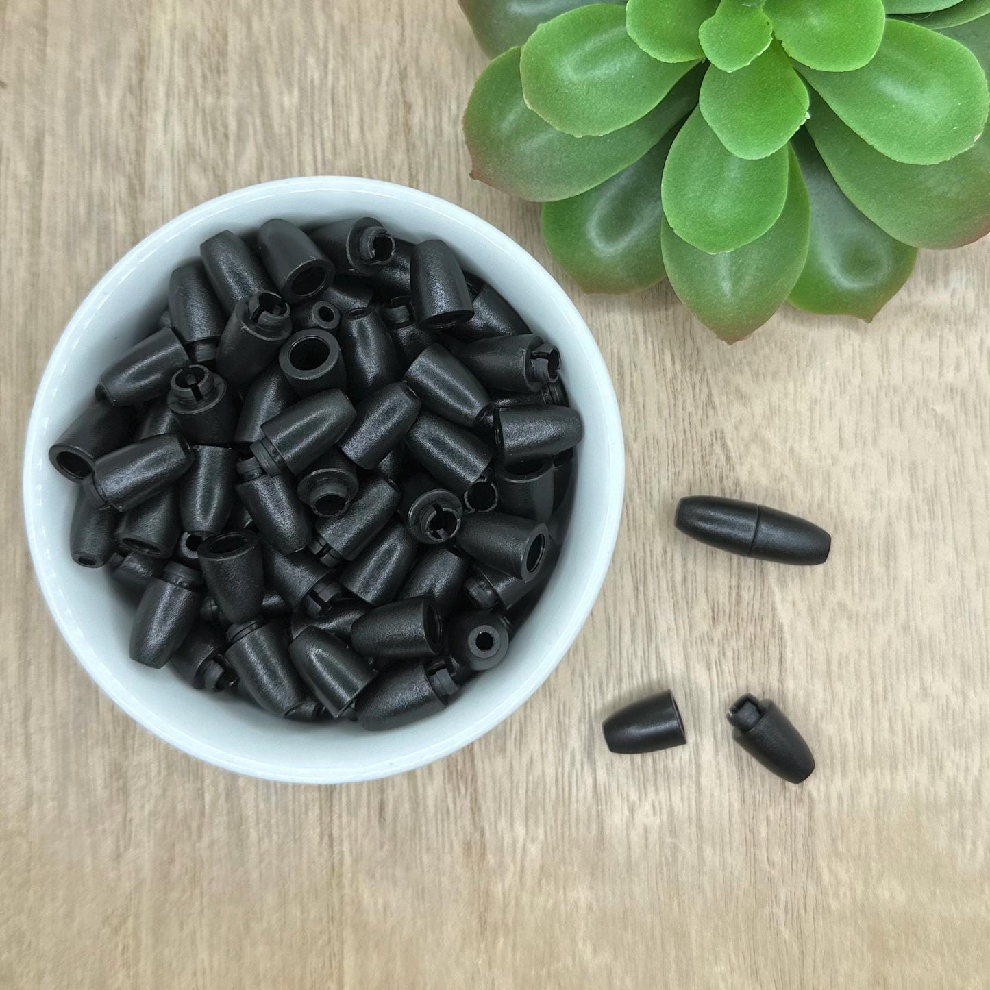 Black Plastic Breakaway Clasps, Lanyard Clasps, Car Charm Clasps