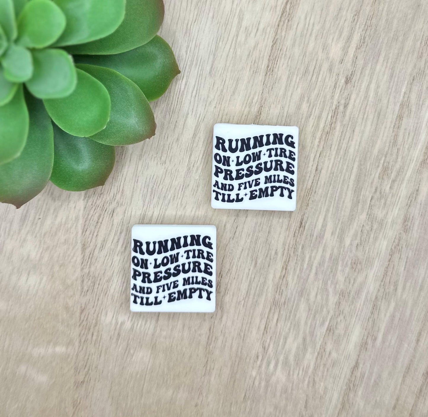 Running on Low Tire Pressue and Five Miles to Empty - SVB creation - Soft PVC Focal Beads **discontinuing**