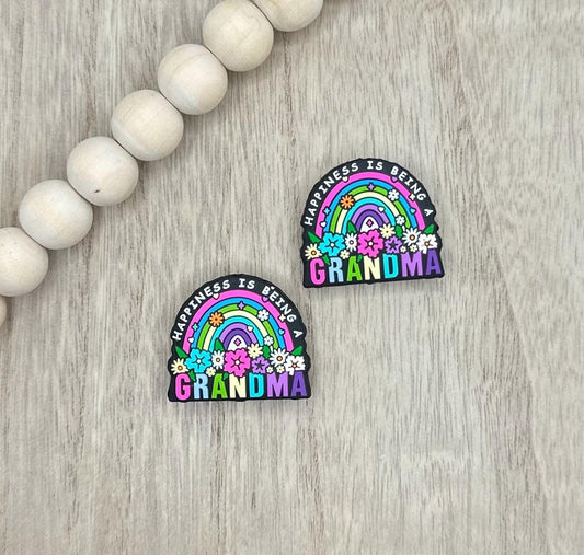 Happiness is Being a Grandma Silicone Focal Beads