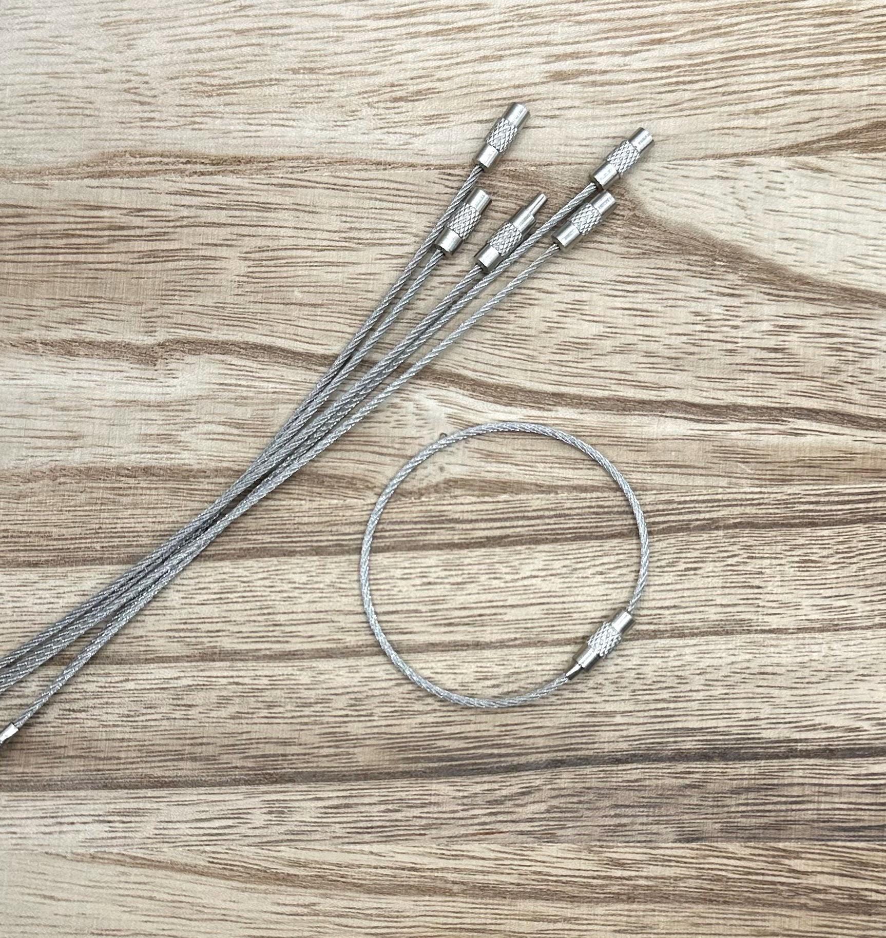 5 pack of 6 inch Wire Cables for Cup Charms