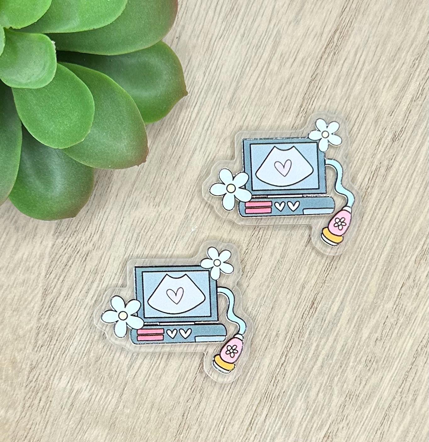 Ultrasound Tech Sonographer | Acrylic Flat Back Planar