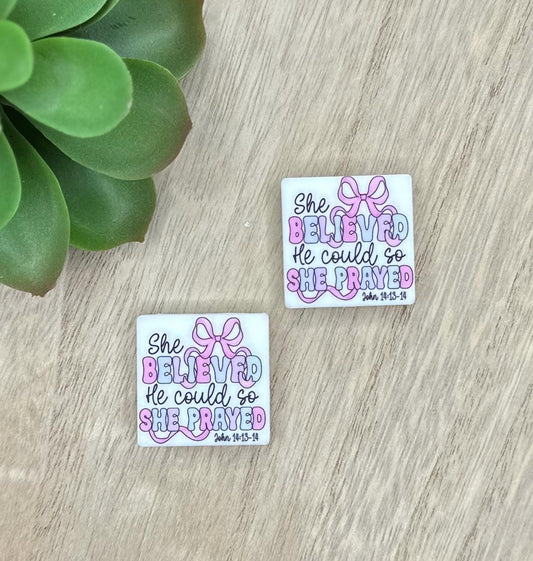 She Believed He Could So She Prayed | Exclusive SVB creation | Soft PVC Focal Beads