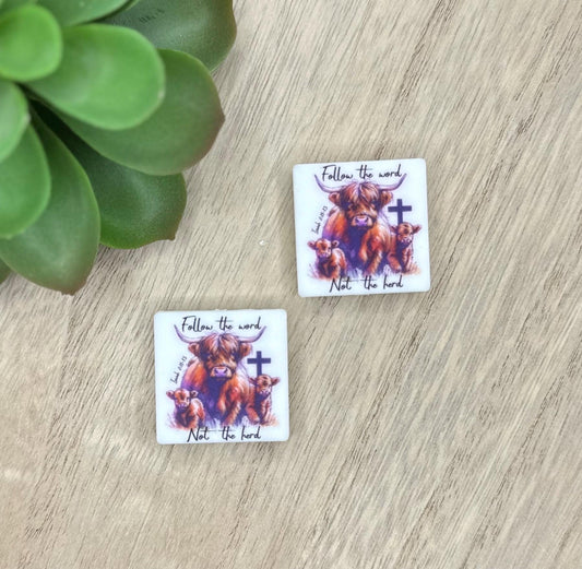 Follow the Word not the Herd | Exclusive SVB creation | Soft PVC Focal Beads