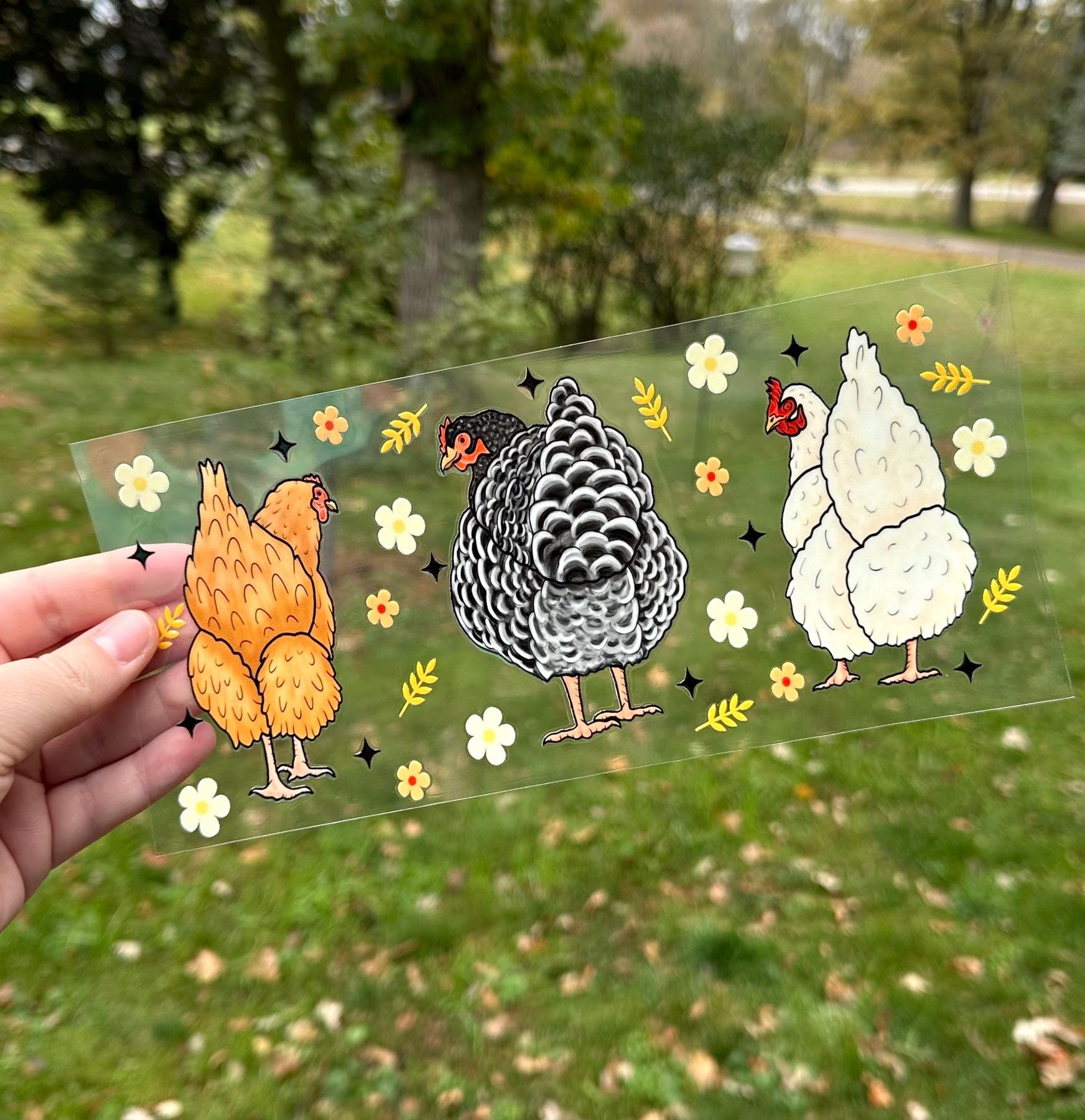 Chicken Butts | UV DTF Can Cup Wrap | Ready to Apply