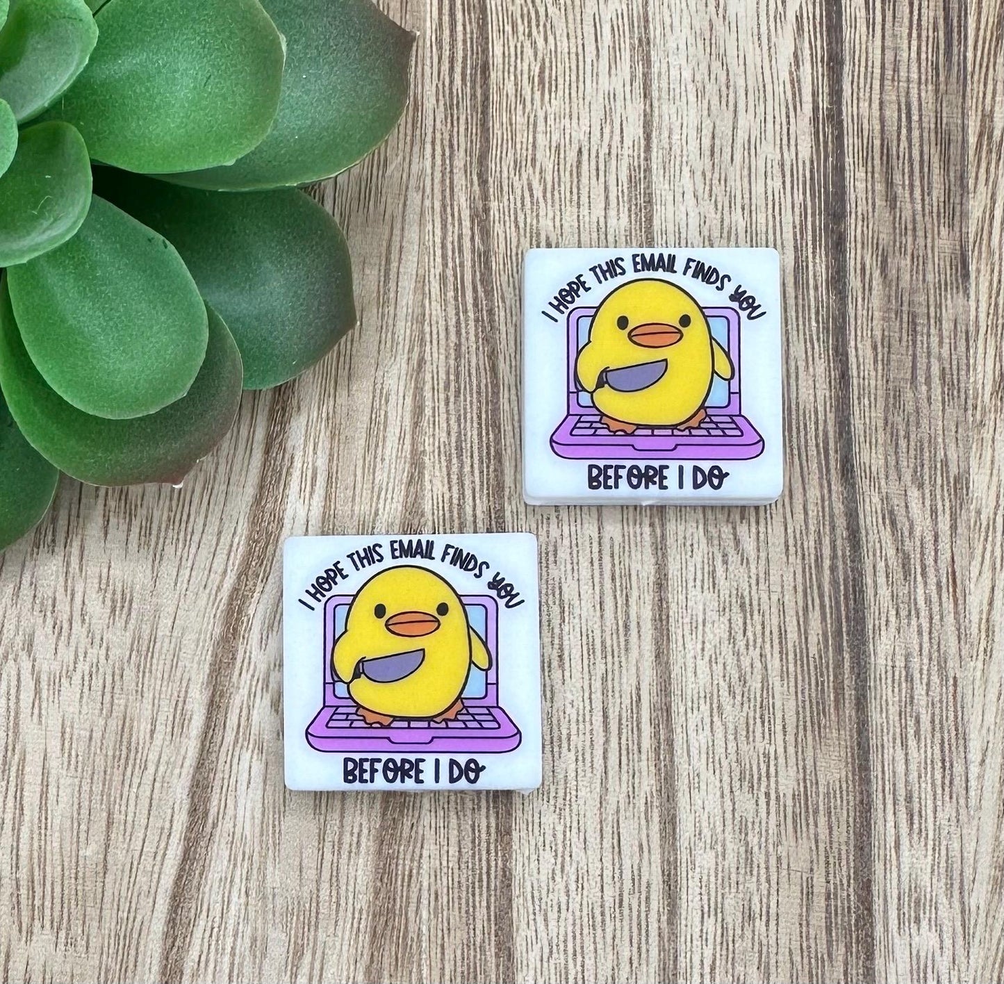 Hope This Email Finds You Before I Do | SVB creation | Soft PVC Focal Beads