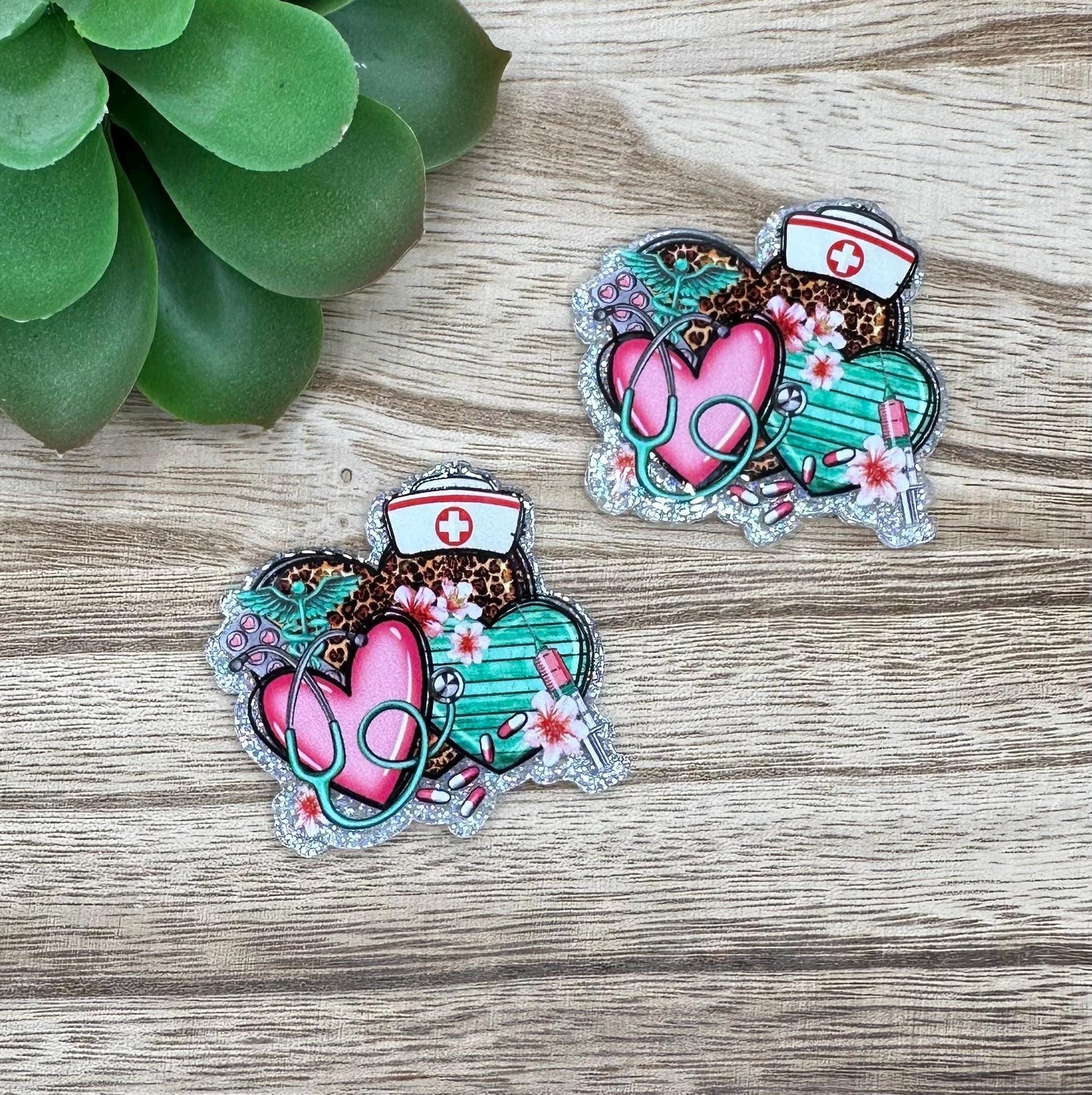 Healthcare Hearts | Acrylic Flat Back Planar