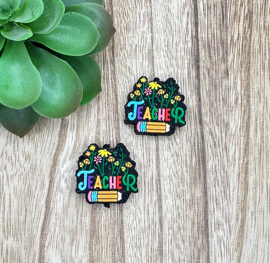 Teacher Flowers | Silicone Focal Beads