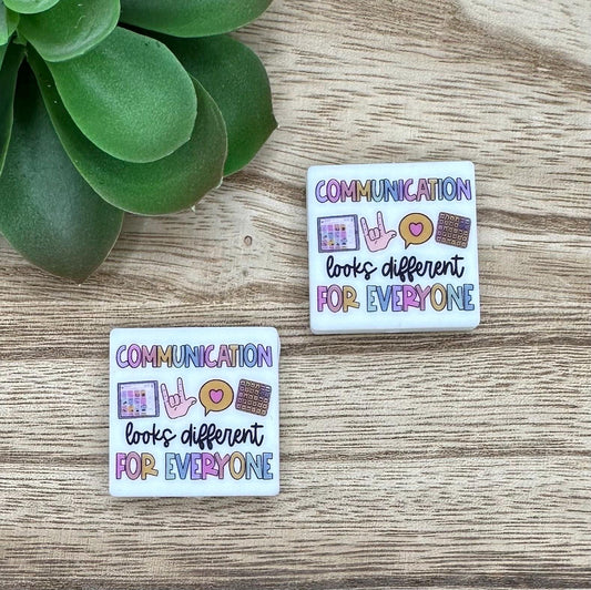 Communication Looks Different for Everyone | SVB creation | Soft PVC Focal Beads